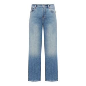 Gucci Women Straight Cut Denim Trousers